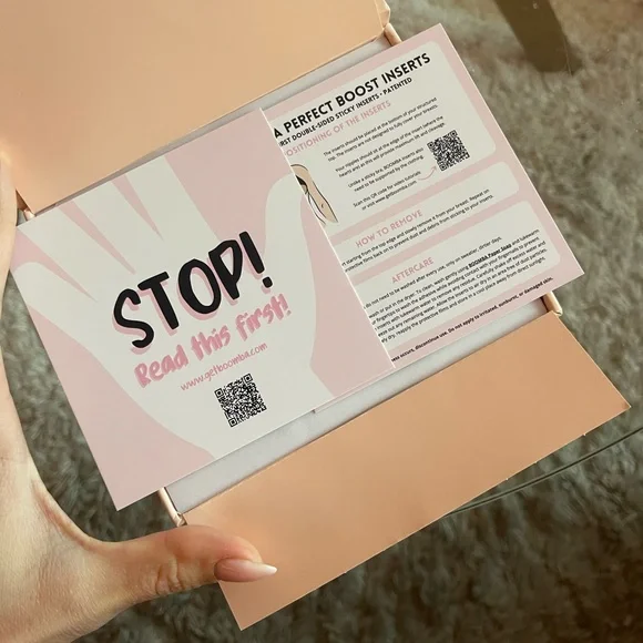 BOOMBAS: Perfect Boost Inserts; B-cup - Picture 4 of 11